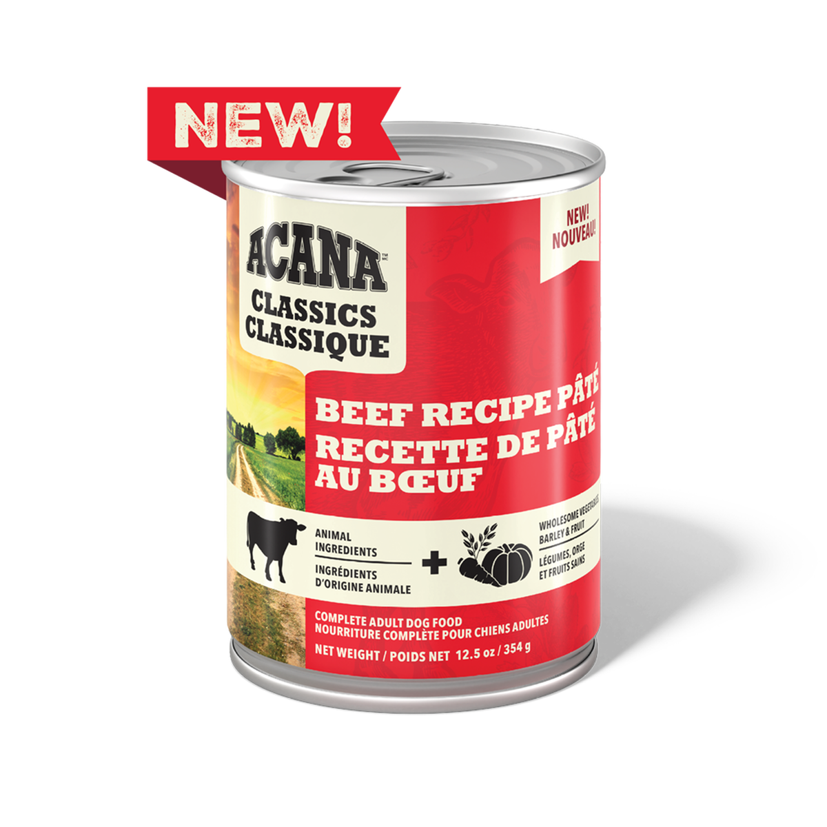 Classics Pâté Wet Dog Food with Beef | ACANA USA Classics Pâté Wet Dog Food with Beef | ACANA USA